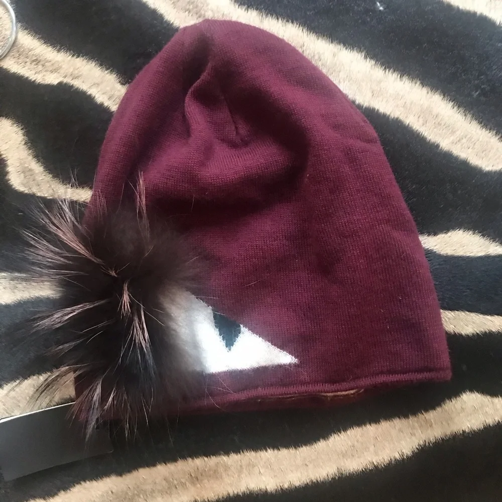 NWT Fendi monster Beenie hat fur - Picture 2 of 6